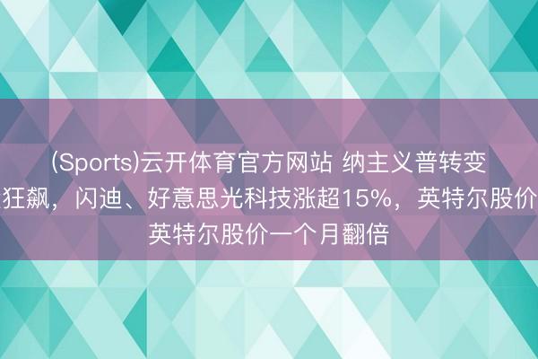 (Sports)云开体育官方网站 纳主义普转变高，芯片股狂飙，闪迪、好意思光科技涨超15%，英特尔股价一个月翻倍